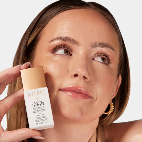 Milani Conceal + Perfect Sun Kissed Liquid Bronzing Drops, Light