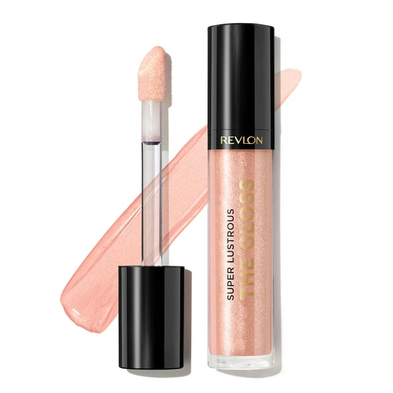 Revlon Super Lustrous Moisturizing High Shine Lip Gloss, 205 Snow Pink