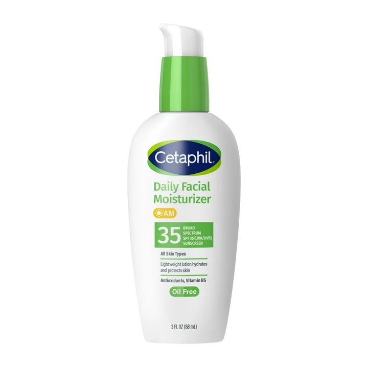Cetaphil Daily Facial Moisturizer For Dry or Oily Combination Skin SPF 35 - 88ml