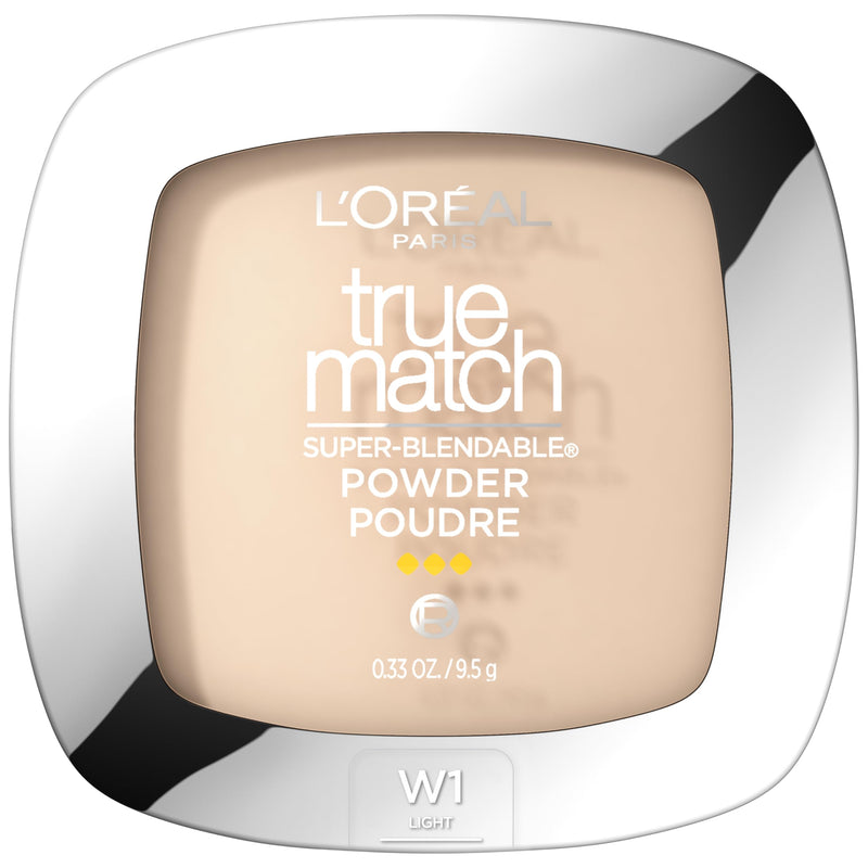 Loreal Paris True Match Super Blendable Oil Free Makeup Powder W1 Porcelain