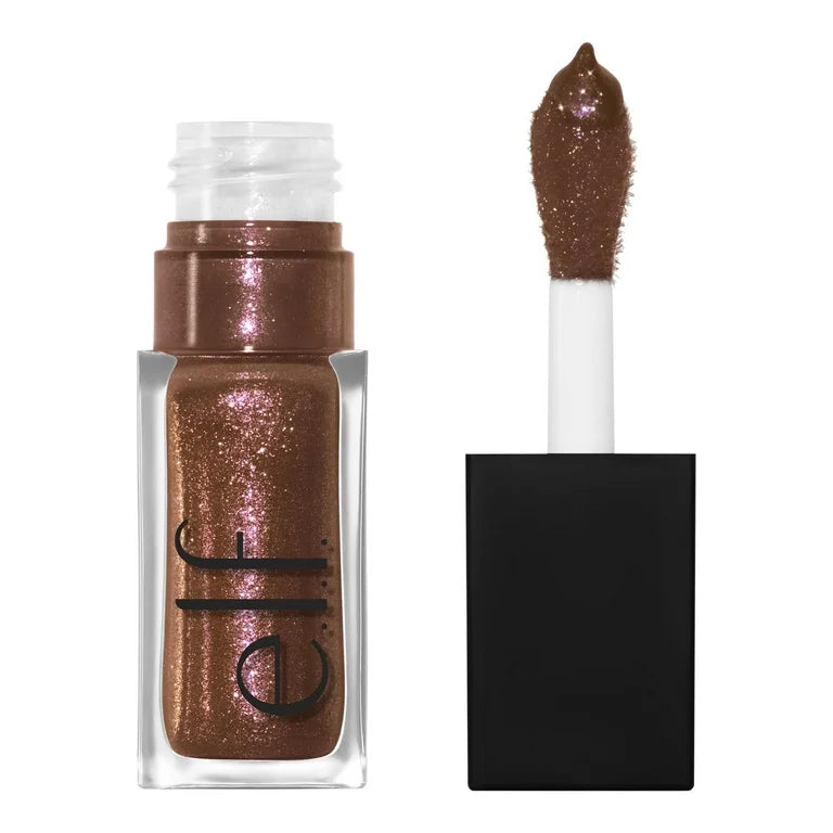 Elf Glow Reviver Lip Oil Glimmer- Chocoluxe