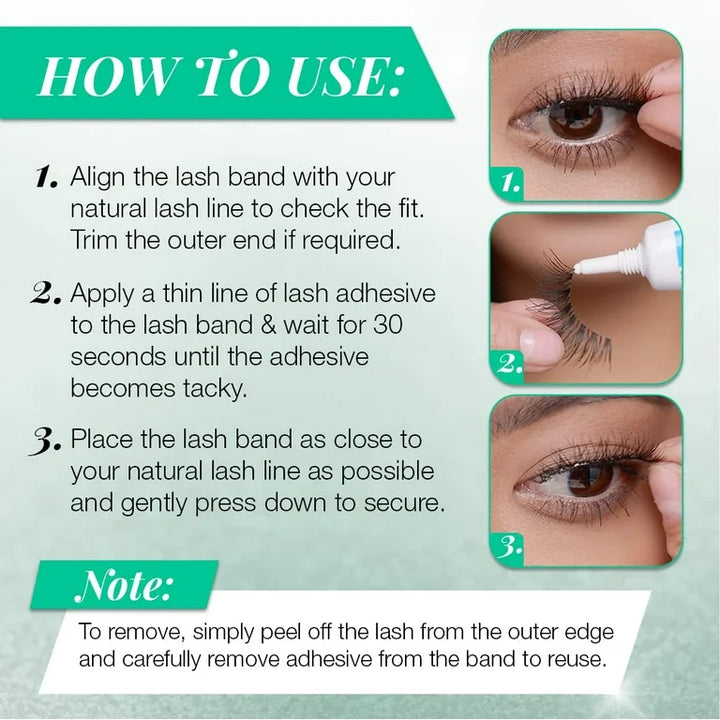 Ardell Natural #110 Black False Eyelashes Multipack