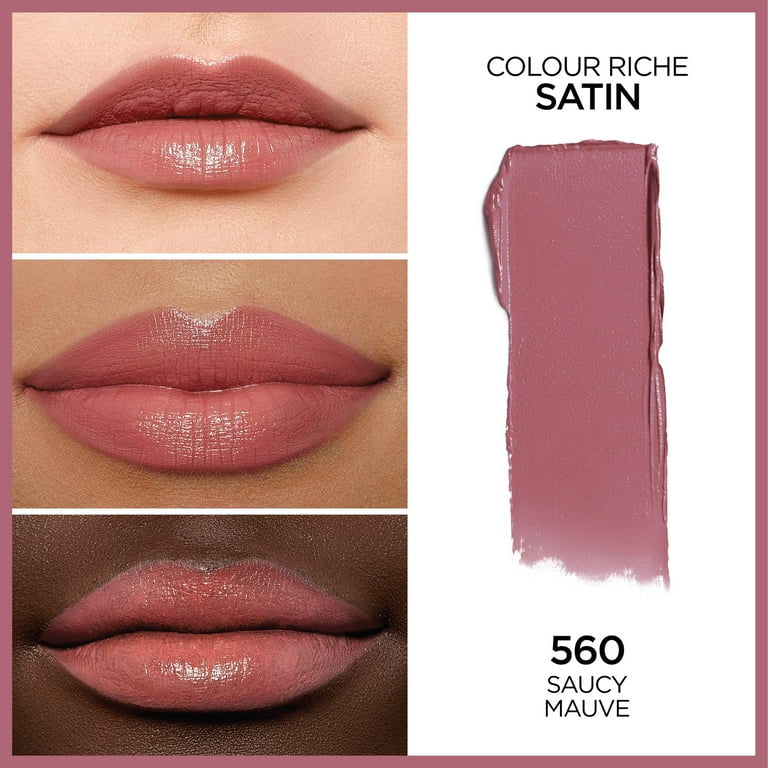 Loreal Paris Colour Riche Satin Lipstick 560 Saucy Mauve
