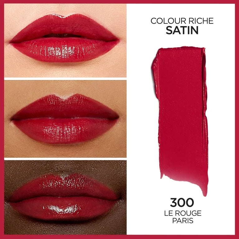 Loreal Paris Colour Riche Satin Lipstick 300 Le Rouge Paris