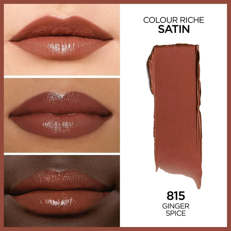 Loreal Paris Colour Riche Satin Lipstick 815 Ginger Spice