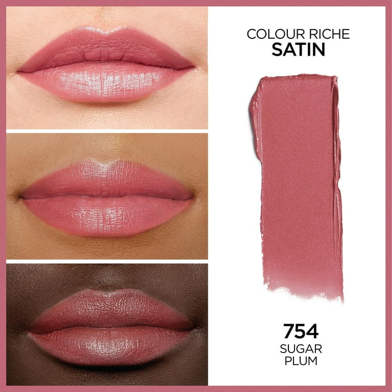 Loreal Paris Colour Riche Satin Lipstick 754 Sugar Plum