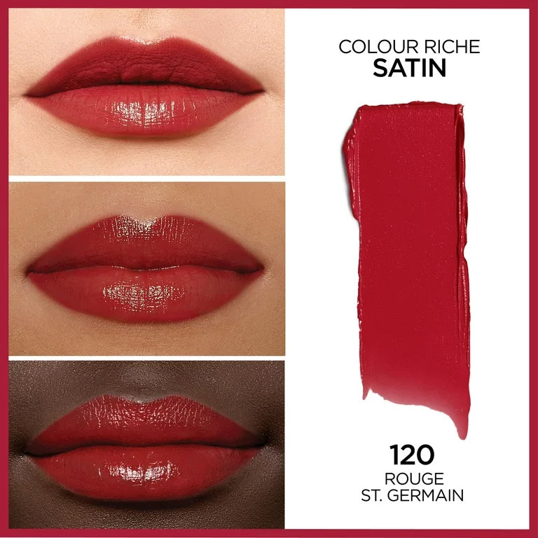 Loreal Paris Colour Riche Satin Lipstick 120 Rouge St. Germain