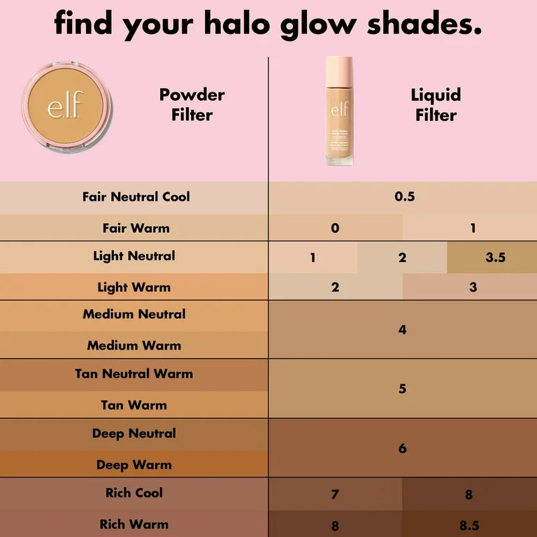 Elf Halo Glow Powder Filter- Light Warm