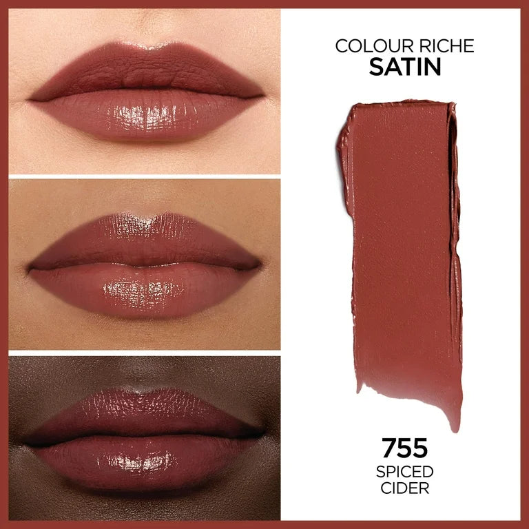 Loreal Paris Colour Riche Satin Lipstick 755 Spiced Cider