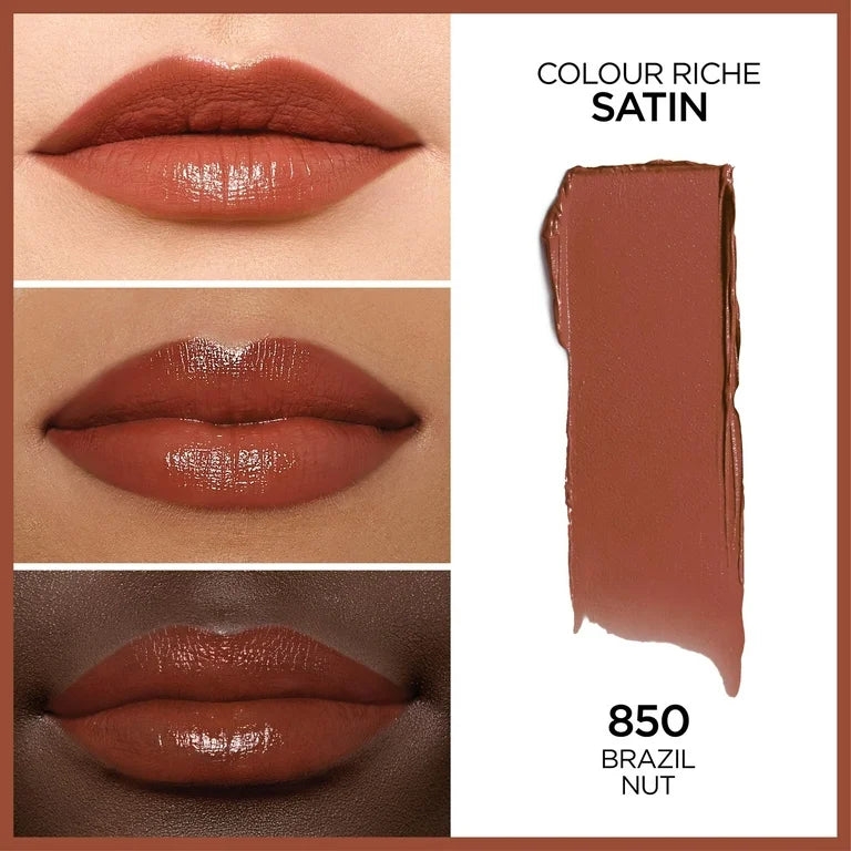 Loreal Paris Colour Riche Satin Lipstick 850 Brazil Nut