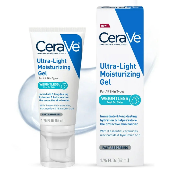 Cerave Ultra-Light Facial Gel with Hyaluronic Acid for All Skin Types 52ml