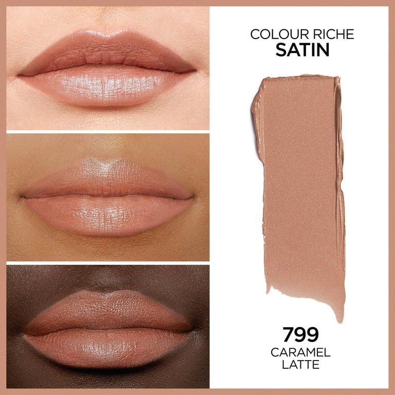 Loreal Paris Colour Riche Satin Lipstick 799 Caramel Latte