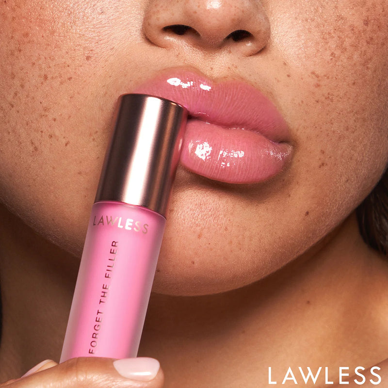 Lawless Forget The Filler Lip Plumping Line Smoothing Gloss - Daisy Pink