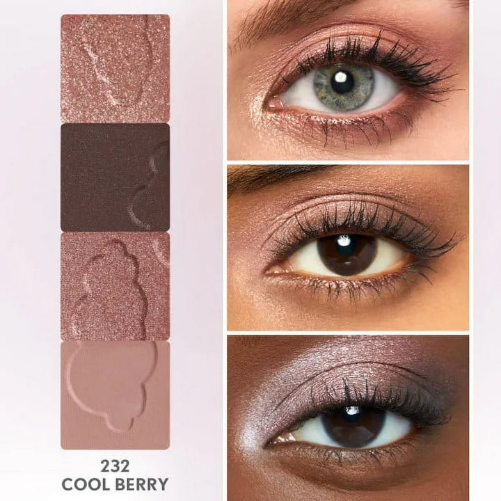 Cover Girl Clean Fresh Clean Color Eyeshadow, 232 Cool Berry, 0.14 oz