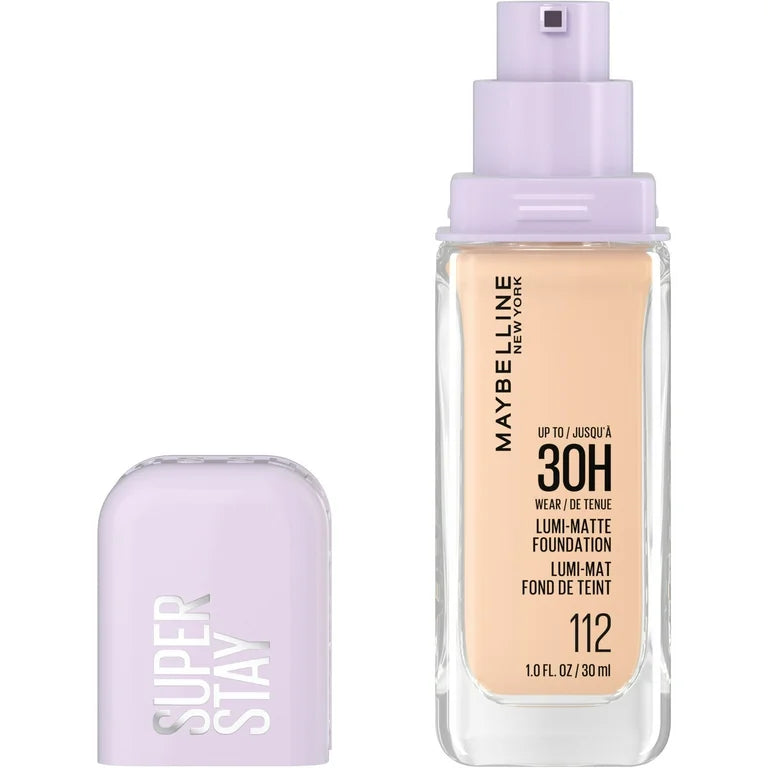 Maybelline Super Stay Up to 30HR Wear Lumi-Matte Longwear Foundation 112