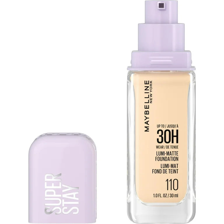 Maybelline Super Stay Up to 30HR Wear Lumi-Matte Longwear Foundation 110