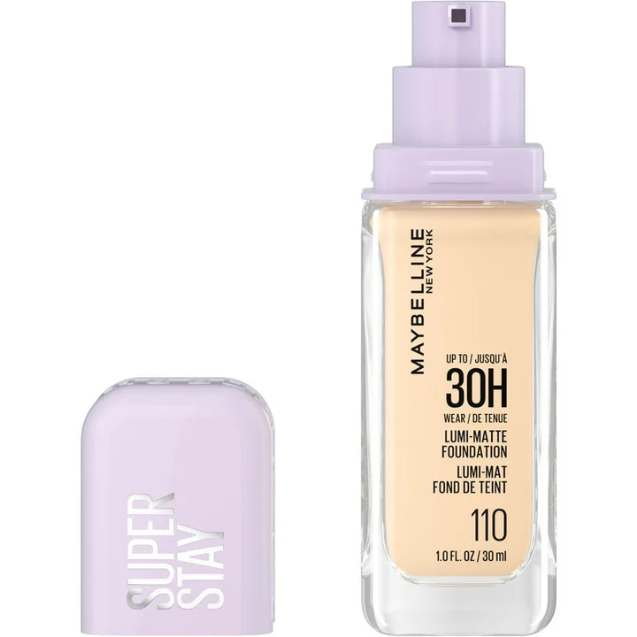 Maybelline Super Stay Up to 30HR Wear Lumi-Matte Longwear Foundation 110