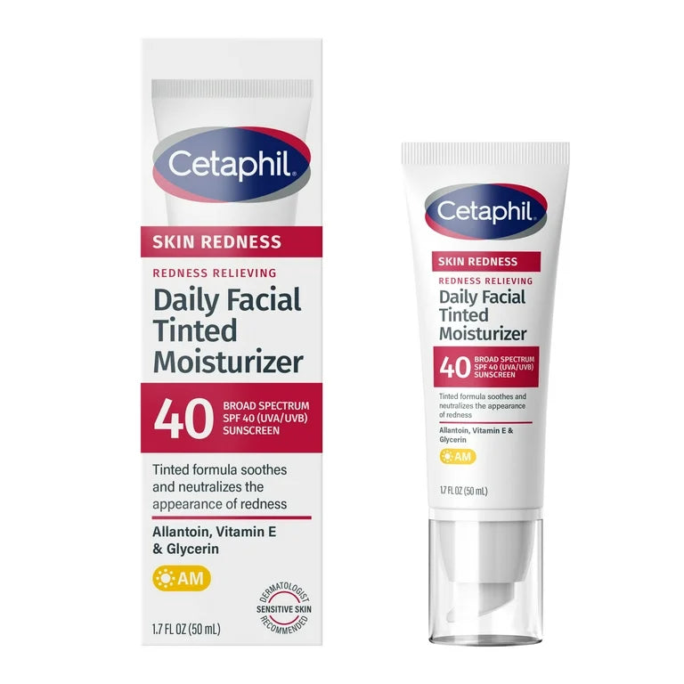 Cetaphil Redness Relieving Daily Facial Tinted Moisturizer SPF 40 - 50ml