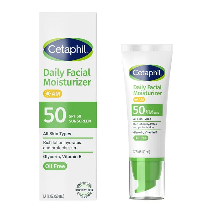 Cetaphil  Daily Oil Free Facial Moisturizer with SPF 50  Exp 10 -26
