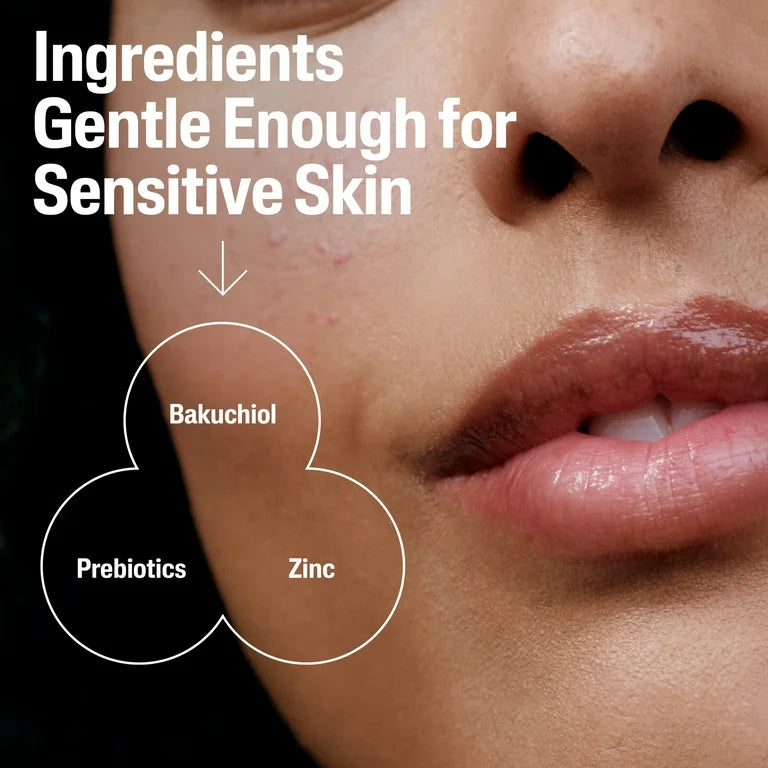 Cetaphil Acne Gentle Clear Repairing Post-Acne Serum, 0.5% Bakuchiol, 1 OZ