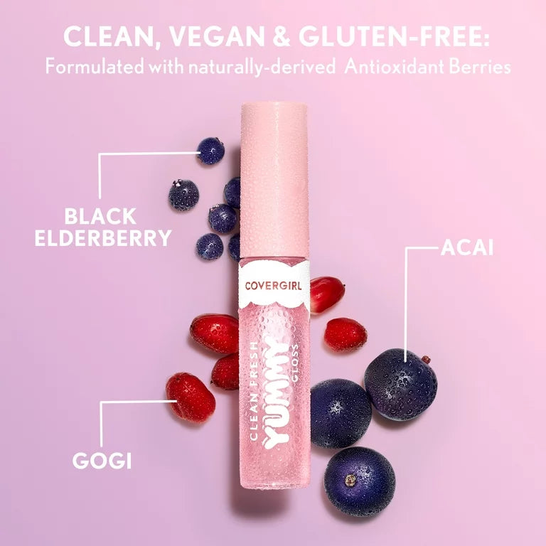 Cover Girl Clean Fresh Yummy Gloss My Main Squeeze 400 Glamingo Pink