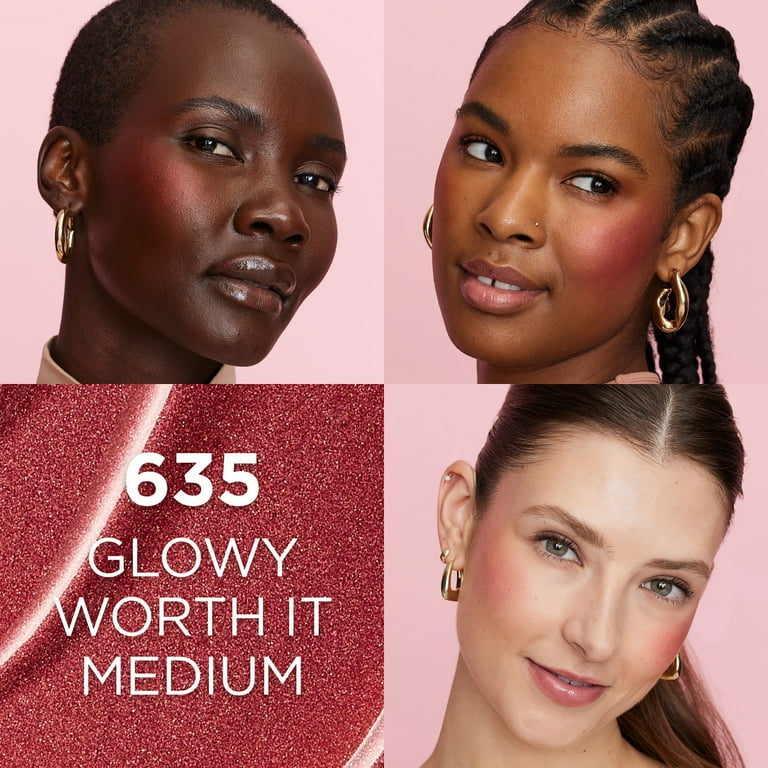 Loreal Paris Lumi Le Liquid Blush 635 Glowy Worth It Medium