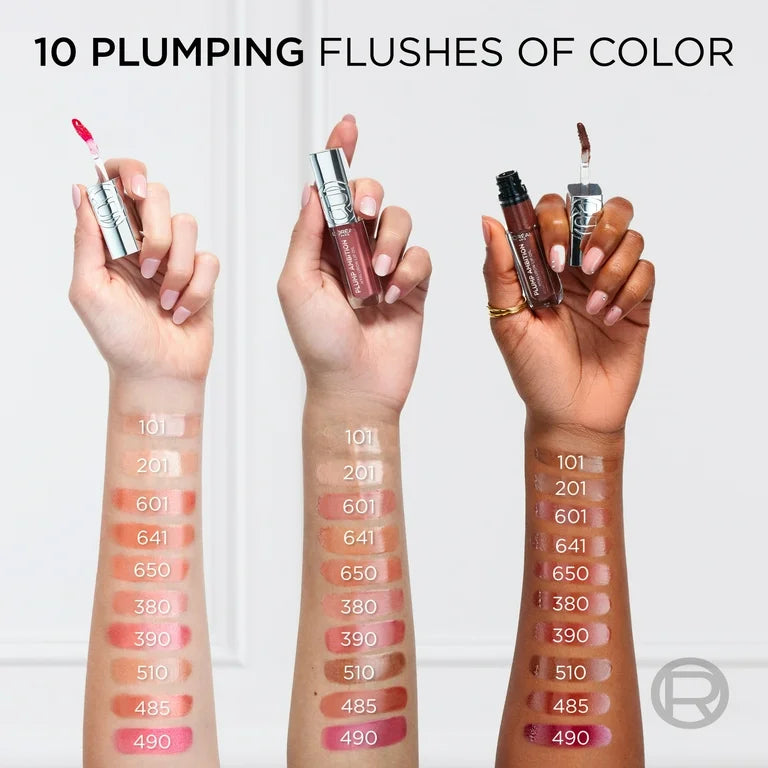 Loreal Plump Ambition Hyaluron Lip Oil Cristal Clear 101