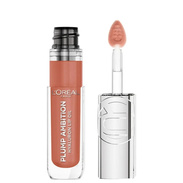 Loreal Plump Ambition Hyaluron Lip Oil Latte Glace 641