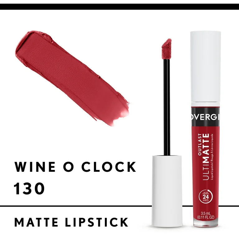 Cover Girl Outlast UltiMatte One Step Liquid Lip Color 130 Wine O Clock