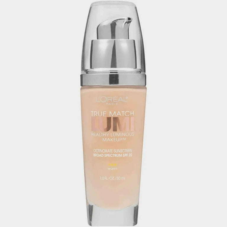 Loreal Paris Lumi Healthy Luminous Makeup W1-2 Porcelain/ Light Ivory (warm under tone)