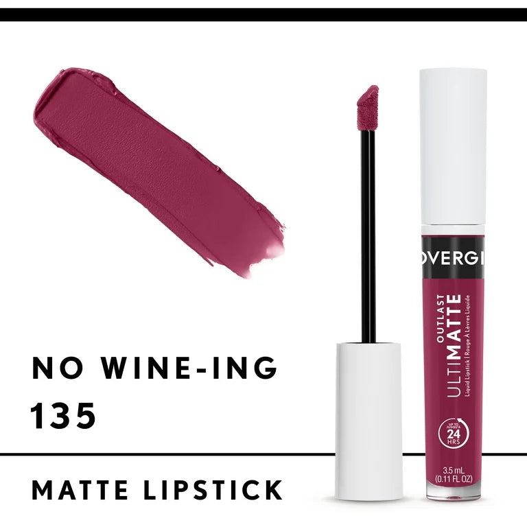 Cover Girl Outlast UltiMatte One Step Liquid Lip Color 135 No Wine-ing