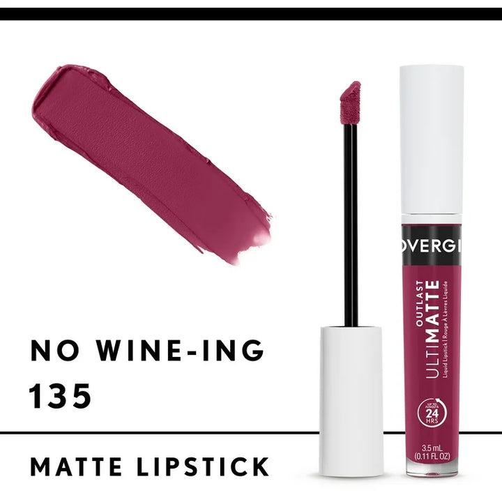 Cover Girl Outlast UltiMatte One Step Liquid Lip Color 135 No Wine-ing