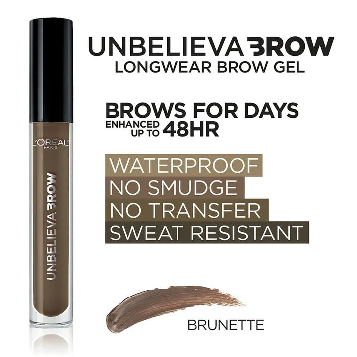 Loreal Unbelieva-Brow Longwear Brow Gel - 575 Dark Brunette