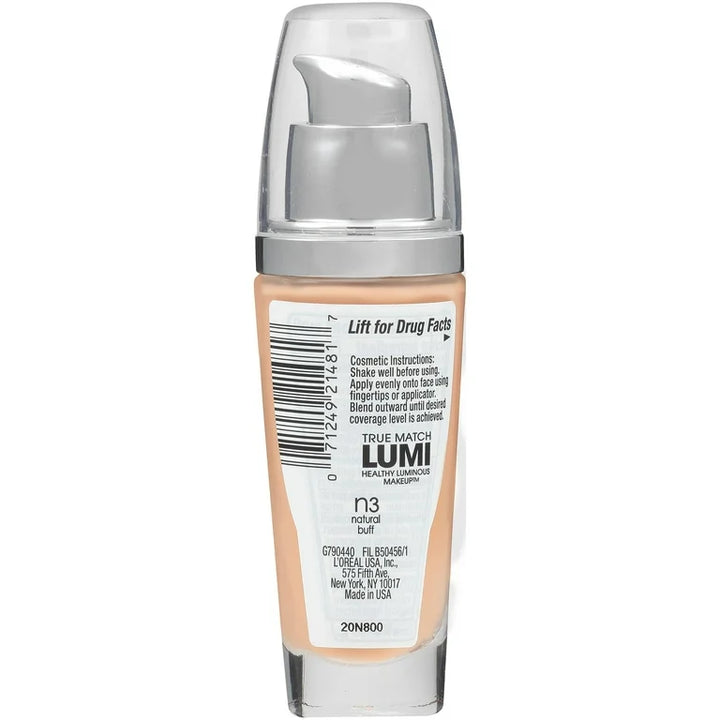 Loreal Paris Lumi Healthy Luminous Makeup N3 Natural Buff (neutral under tone)