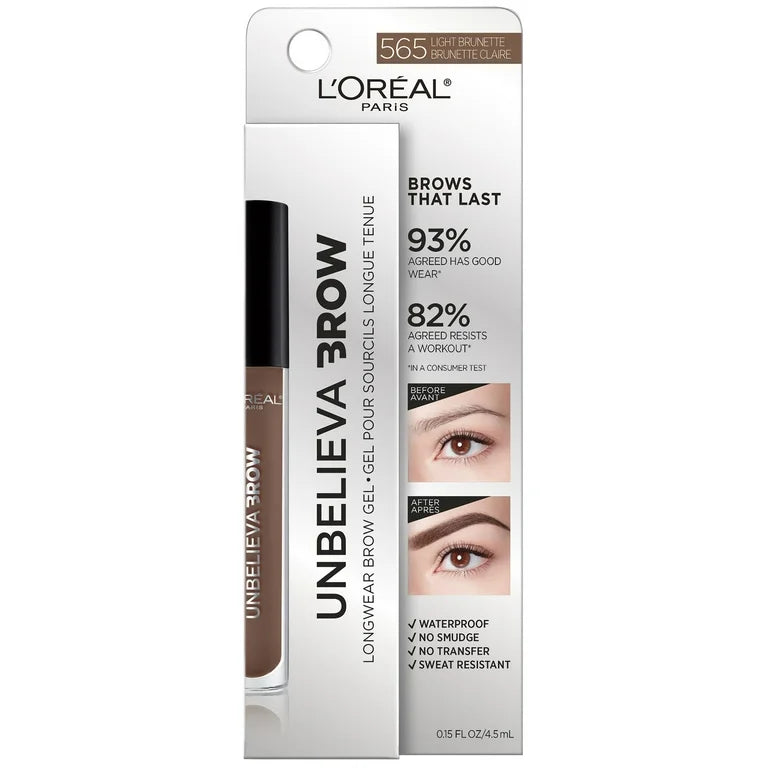 Loreal Unbelieva-Brow Longwear Brow Gel - 565 Light Brunette