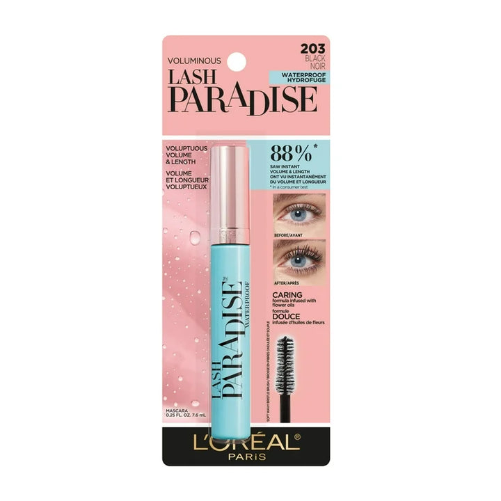 Loreal Paris Lash Paradise Waterproof Mascara - 203 Black