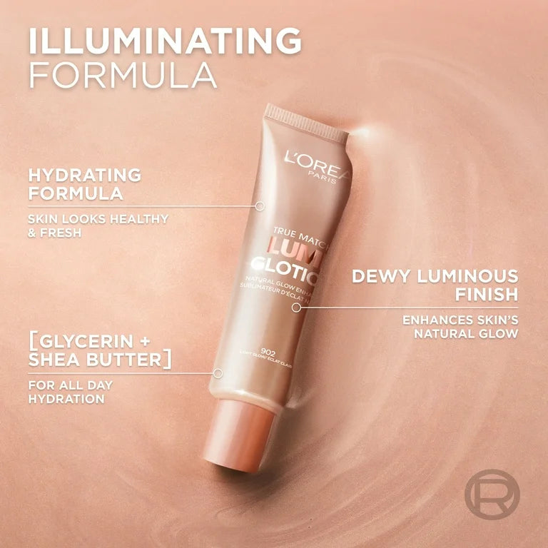 Loreal Lumi Glotion Natural Glow Enhancer, Face and Body Fair - 901