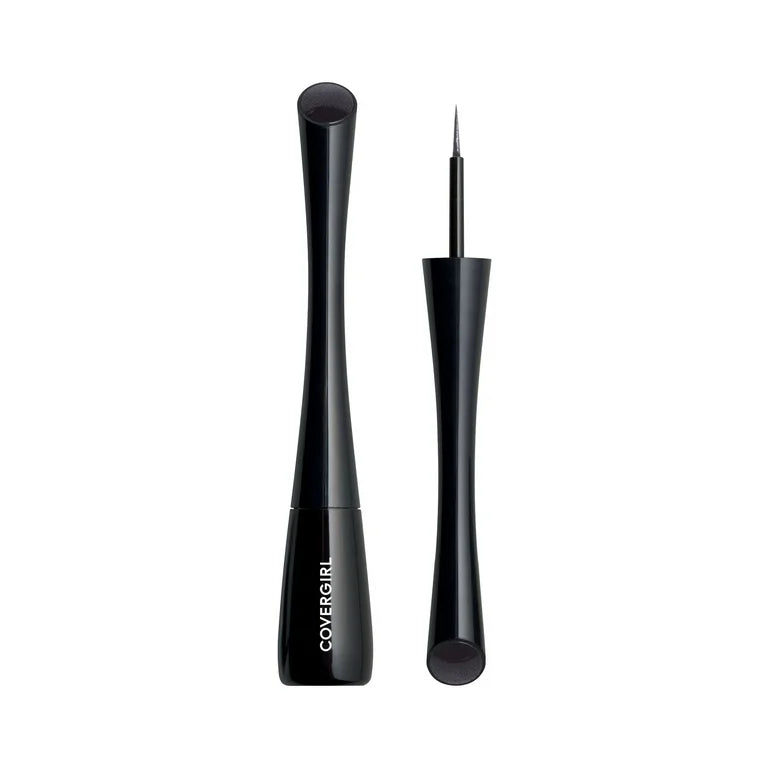 Cover Girl Cosmetics Get In Line Liquid Eyeliner, 330 Black Crysta