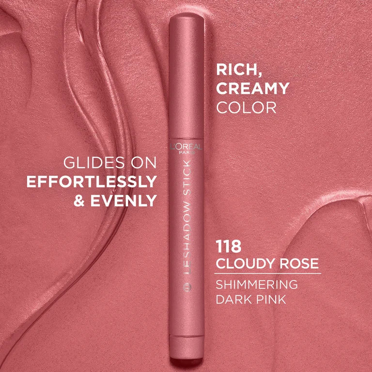 Loreal Paris Paradise Le Shadow Stick 118 Cloudy Rose