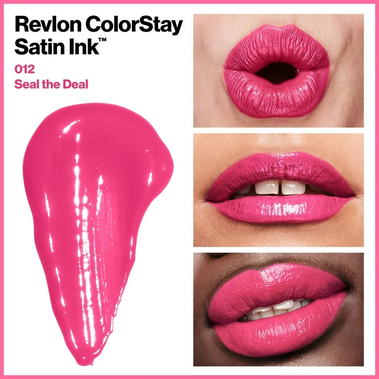 Revlon ColorStay Satin Ink Liquid Lipstick 012 Seal The Deal