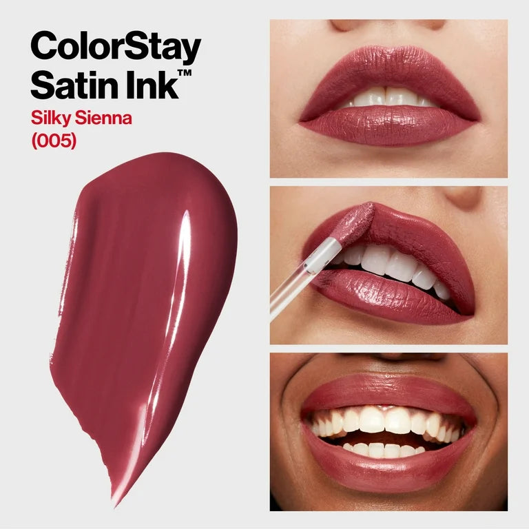 Revlon ColorStay Satin Ink Liquid Lipstick 005 Silky Sienna