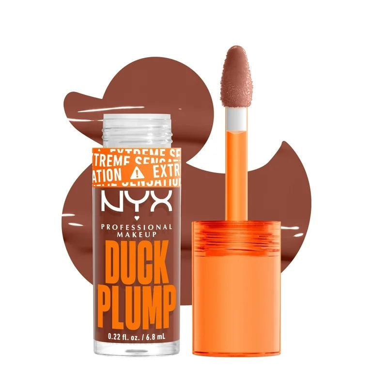 Nyx Cosmetics Duck Plump High Pigment Lip Plumping Gloss 07 Mocha me Crazy