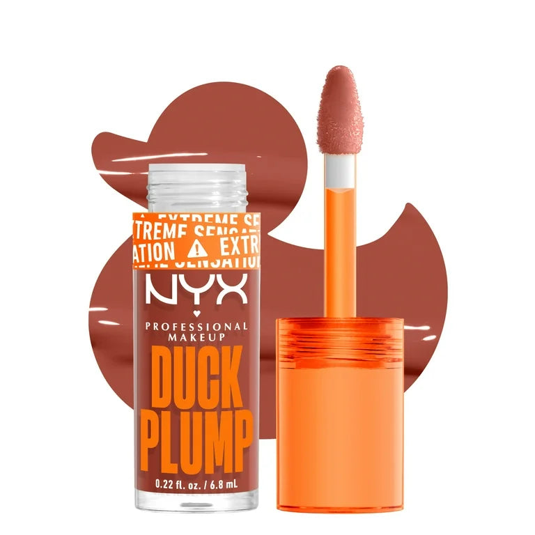 Nyx Cosmetics Duck Plump High Pigment Lip Plumping Gloss 05 Brown of Applause