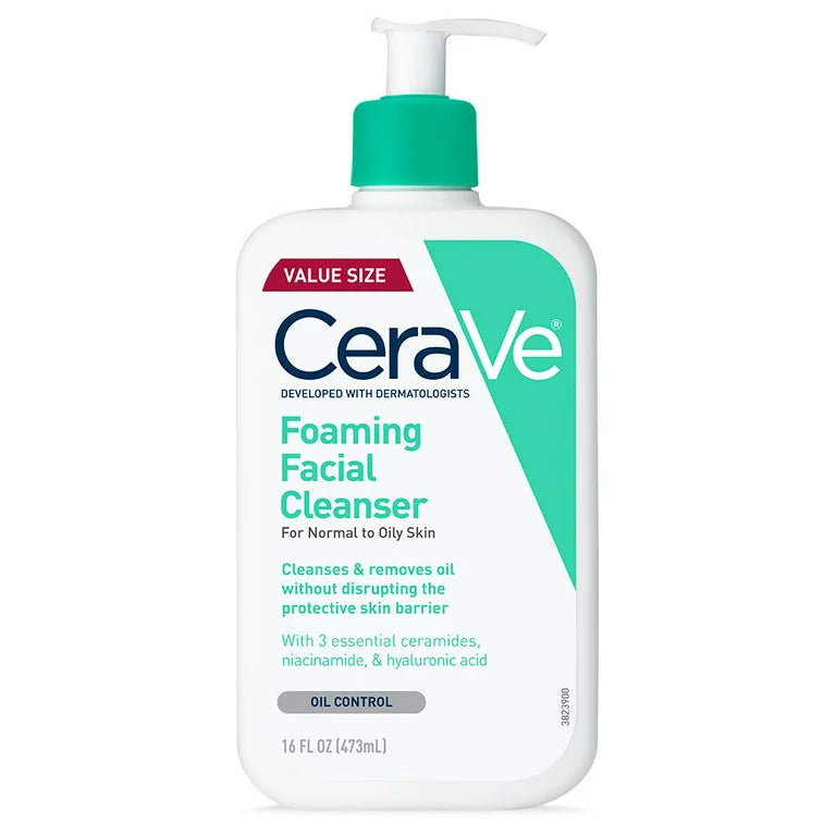 CeraVe Foaming Face Wash for Normal To Oily Skin 473ml