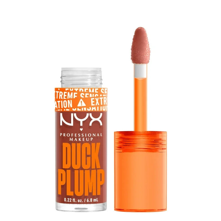 Nyx Cosmetics Duck Plump High Pigment Lip Plumping Gloss 05 Brown of Applause
