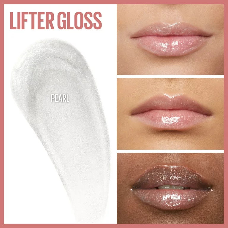 Maybelline Lifter Gloss Lip Gloss Makeup With Hyaluronic Acid 001 Pearl