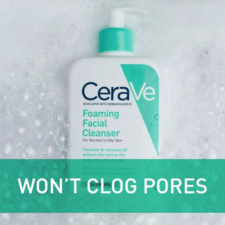 CeraVe Foaming Face Wash for Normal To Oily Skin 473ml