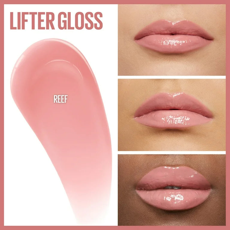 Maybelline Lifter Gloss Lip Gloss Makeup With Hyaluronic Acid Reef