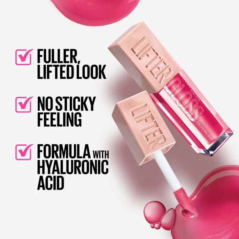 Maybelline Lifter Gloss Lip Gloss Makeup With Hyaluronic Acid Sweet Heart