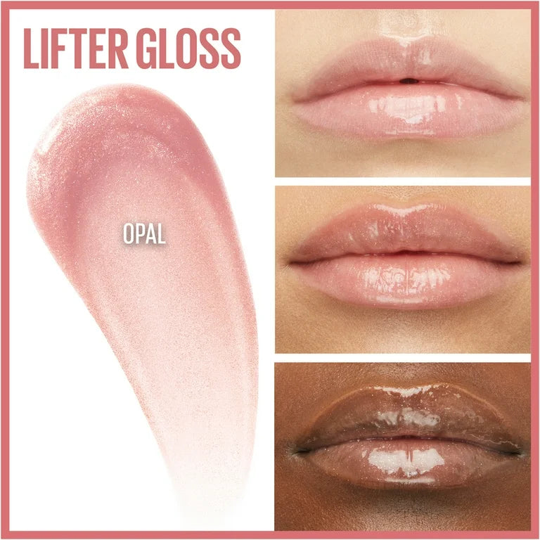 Maybelline Lifter Gloss Lip Gloss Makeup With Hyaluronic Acid 012 - Opal